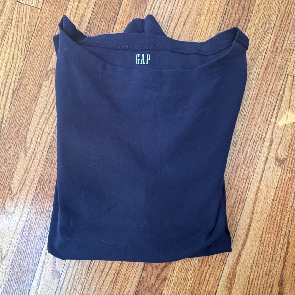 GAP Women's Long Sleeve Tee - Navy MTall - Picture 2 of 4